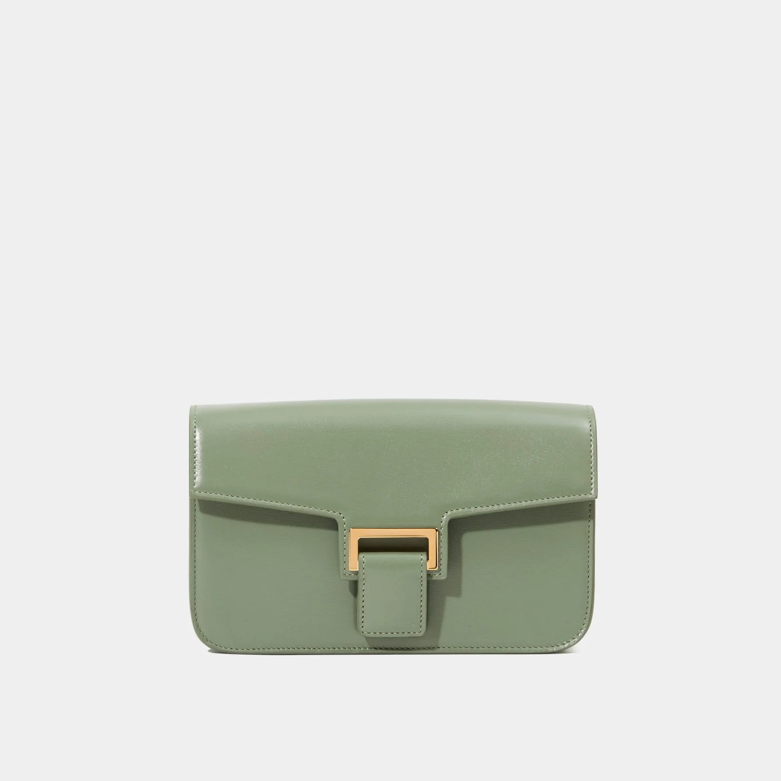 Le Sac Baguette Almond Green Liégé