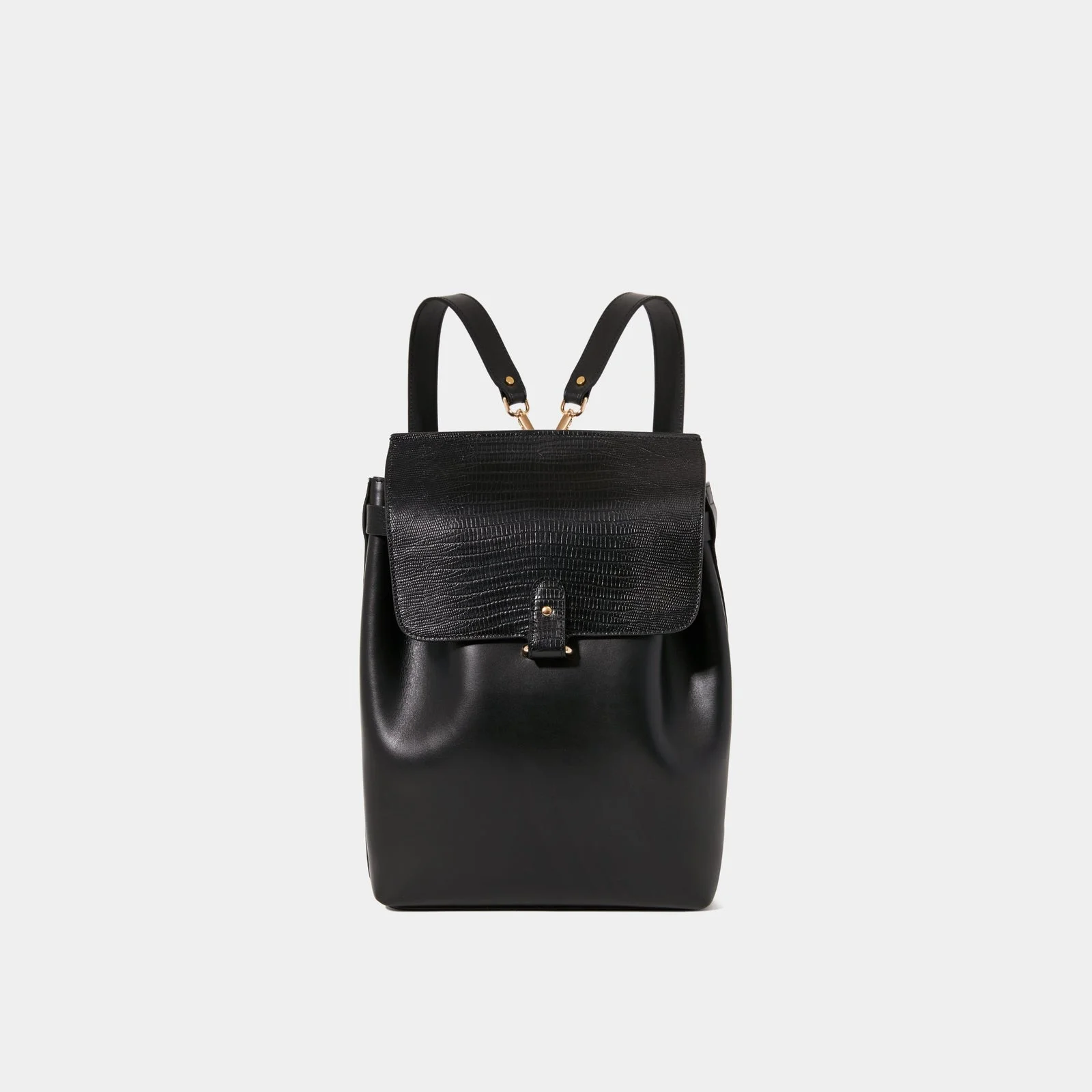 Le Backpack Printed Lizard Black